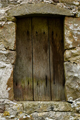 old wooden window