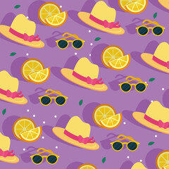 hats oranges and glasses