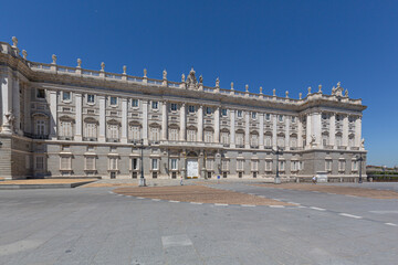 Fototapeta na wymiar Royal Palace of Madrid, Spain