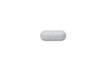 Pill isolated on a white background.