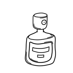 Perfume Doodle vector icon. Drawing sketch illustration hand drawn cartoon line eps10