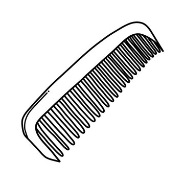 recommend clip art: Comb Doodle vector icon. Drawing sketch illustration hand drawn cartoon line eps10