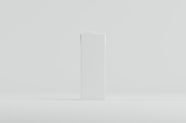 Juice Liquid Milk Carton Package Mockup 3D Rendering 