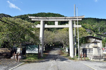 大石神社　一の鳥居　京都市山科区