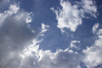 blue sky with clouds