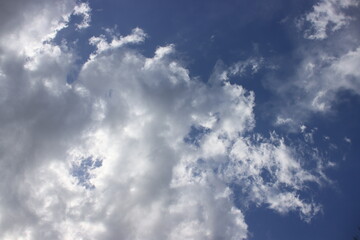blue sky with clouds