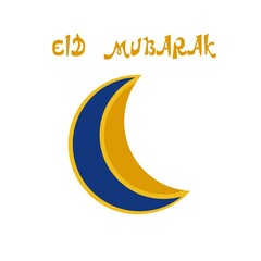 Fototapeta na wymiar Illustration vector Eid Mubarak
