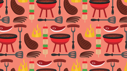 Barbecue Picnic Pattern