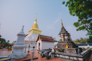 Fototapeta premium Beautiful temple in thailand.