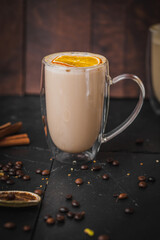 Cup of coffee drink on beautiful background