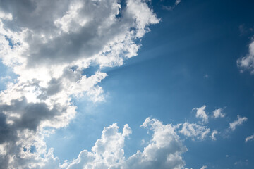 Sky and clouds.