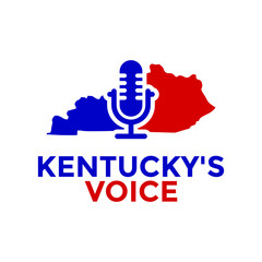 podcast kentucky usa logo design modern creative idea 