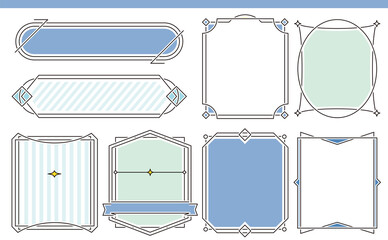 シンプルデザイン タイトル枠 Wall Mural Wallpaper Murals Kotonoha