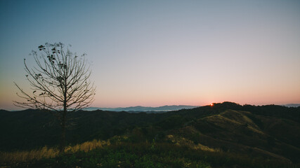 Travel on a high peak.