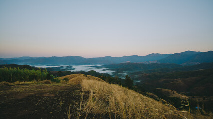 Travel on a high peak.