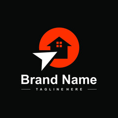 home logo design creative modern idea