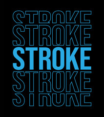 text stroke design