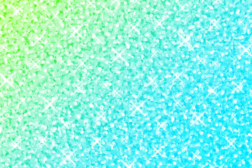 丸いラメのキラキラ背景　長方形　グラデーション