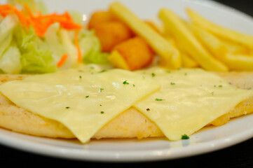 Dory Steak with Cheese