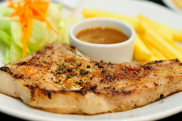 Peppered Pork Chop Steak