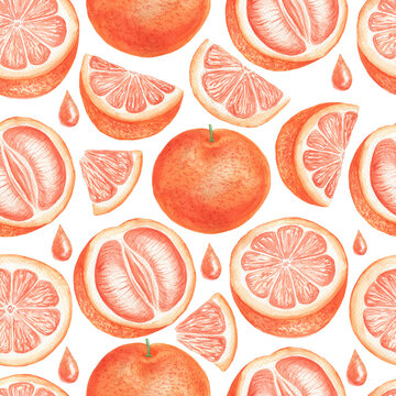 Pattern grapefruit