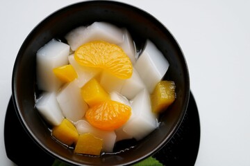 涼やか杏仁フルーツ　スイーツ