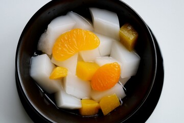 涼やか杏仁フルーツ　スイーツ