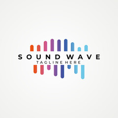 pulse logo icon vector isolated