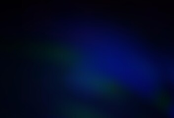 Dark BLUE vector colorful blur backdrop.