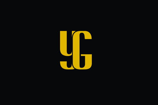 yg lettering minimalist monogram logo