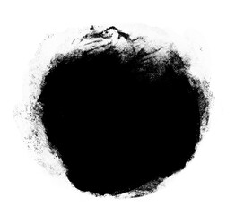 Watercolor circle on white as background