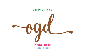 OGD lettering logo is simple, easy to understand and authoritative