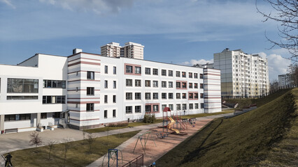 School building in the city.
