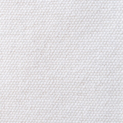 Close up white fabric texture and background with copy space