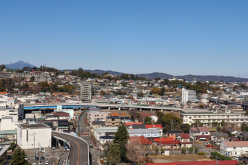 Fototapeta premium 小田原の街並み（神奈川県小田原市）
