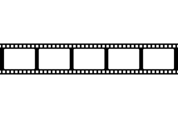 film strip icon . tape photo film strip frame, Video Film strip roll, Vector illustration.
