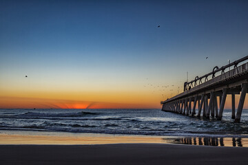 pier at sunrise