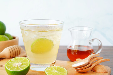 Honey and Salt Lemonade Drink, Healthy Lemonade