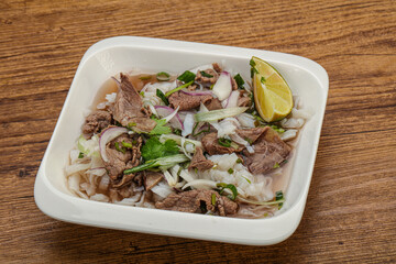 Vietnamese cuisine - Pho Bo soup
