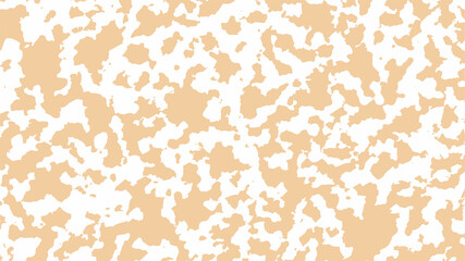 Camouflage background in beige color. Abstract grunge spots on a white background, vector illustration.