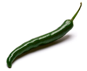 Chili or sweet pepper isolated on white background