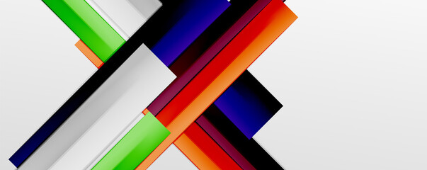 Color abstract lines trendy geometric background for business or technology presentation, internet poster or web brochure cover, wallpaper