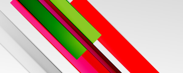 Multicolored lines background. Design template for business or technology presentations, internet posters or web brochure covers