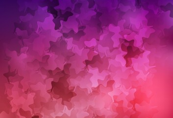Naklejka premium Dark Purple, Pink vector template with chaotic shapes.