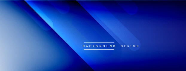 Dynamic lines abstract background. 3D shadow effects and fluid gradients. Modern overlapping forms