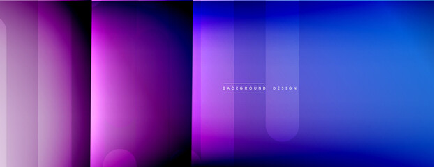 Dynamic lines abstract background. 3D shadow effects and fluid gradients. Modern overlapping forms