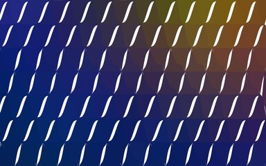 Dark Blue, Yellow vector Triangle mosaic background with transparencies in origami style.