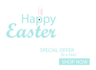 Easter sale banner
