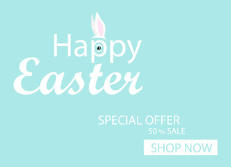 Easter sale banner