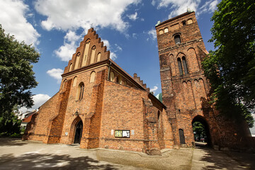 Gothic Church of the Visitation of the Blessed Virgin Mary in Warsaw, Poland. June 2012